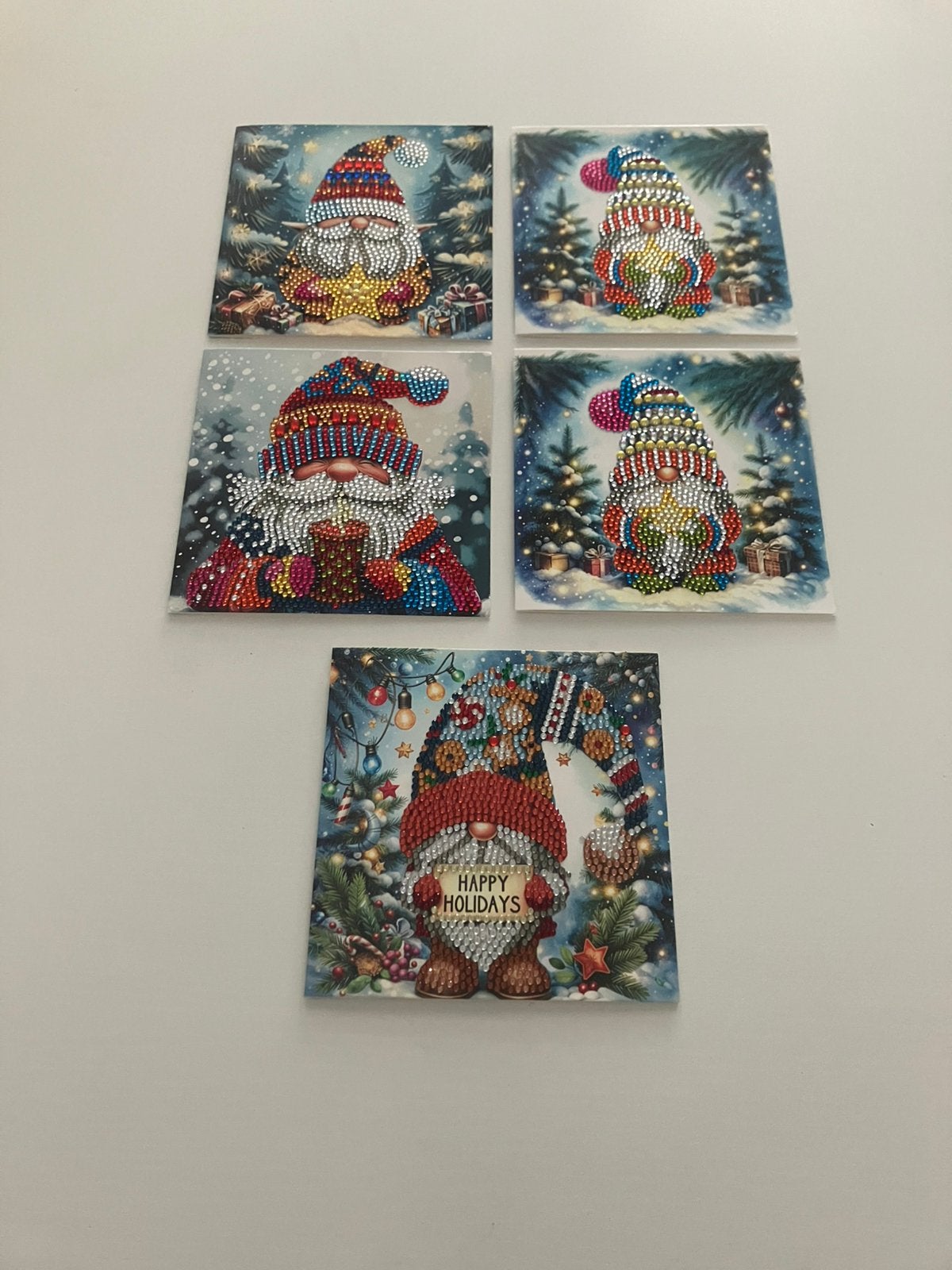 Kerstkaarten kerstman, Diversen, Ophalen of Verzenden, Zo goed als nieuw