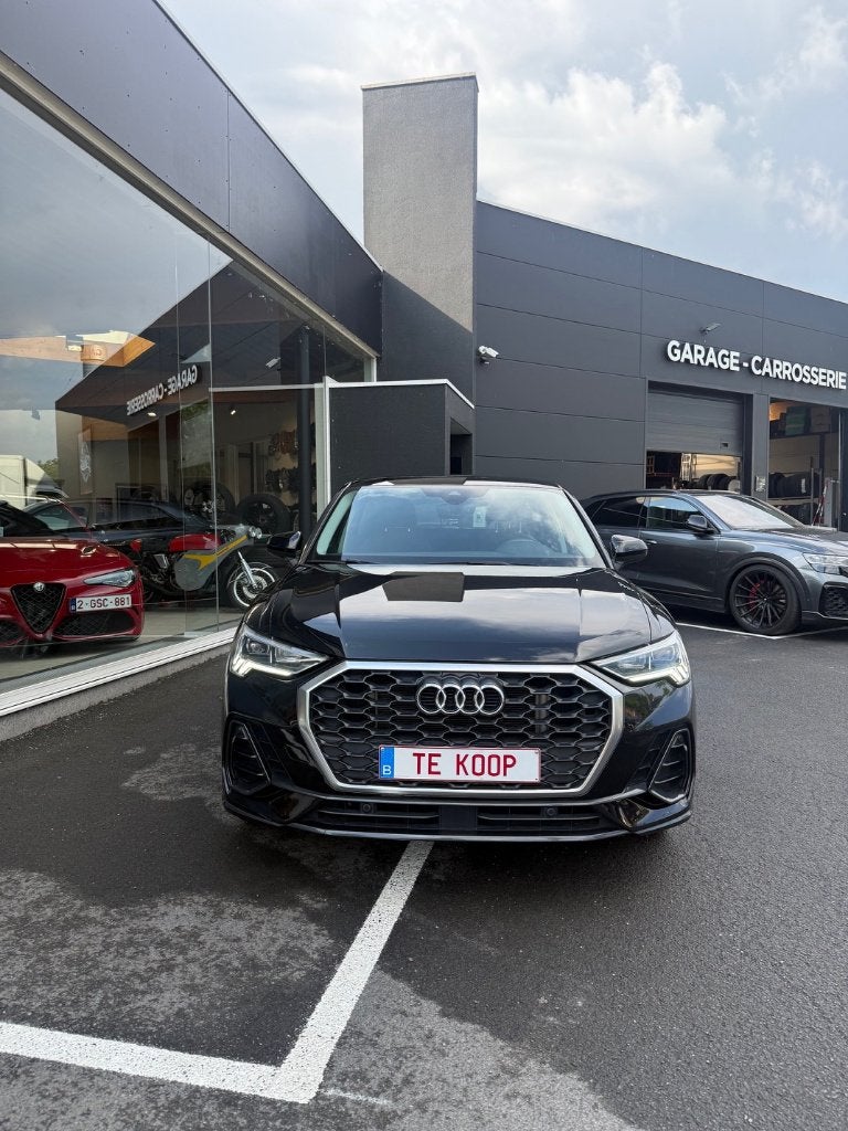 Audi Q3 Sportback hybride 45TFSIE S-line S-tronic camera led, Autos, Achat, Entreprise, Noir, 5 portes
