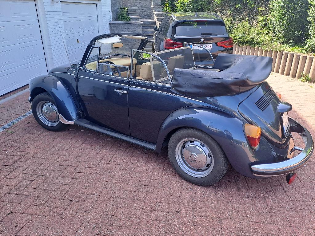 Voiture  ancêtre, Auto's, Volkswagen, Beetle (Kever), 4 cilinders, Cabriolet, Handgeschakeld