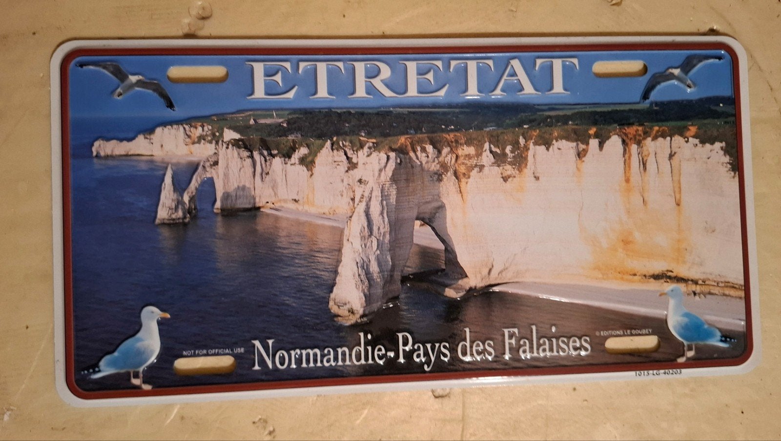 Nummerplaat Etretat deco, Enlèvement ou Envoi