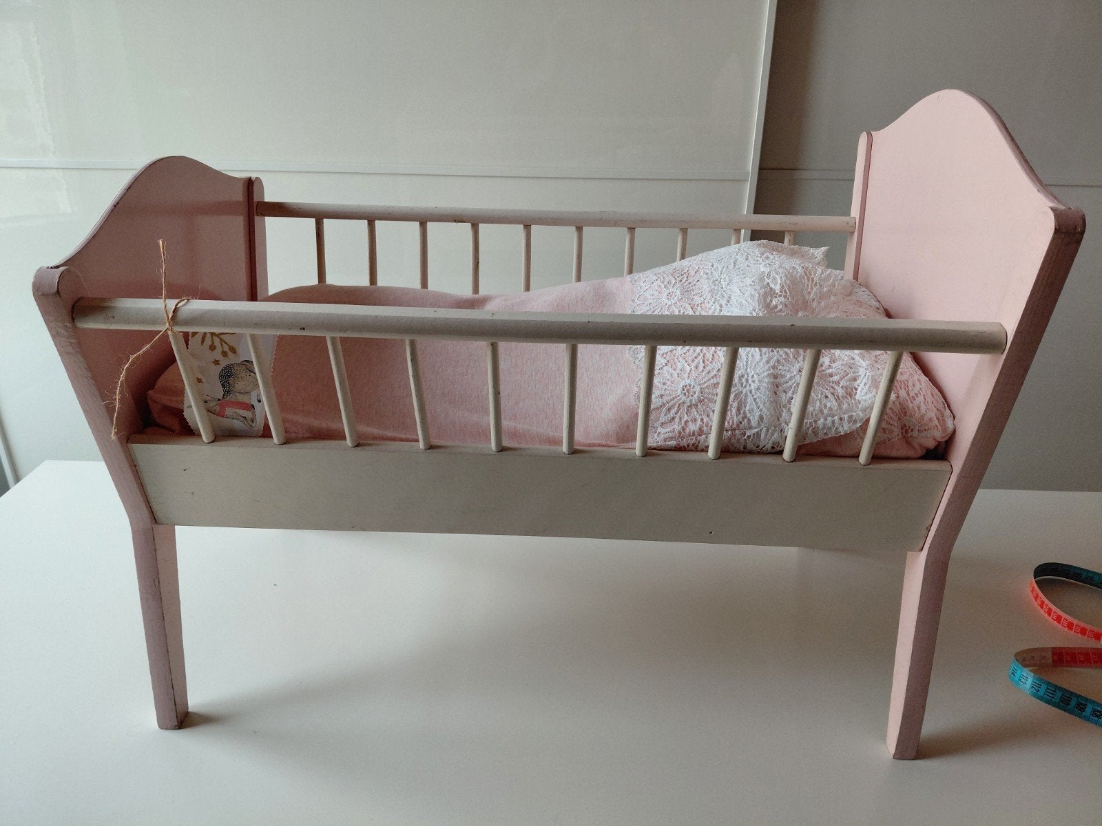 Houten Poppenbedje, Ophalen, Gebruikt, Babypop