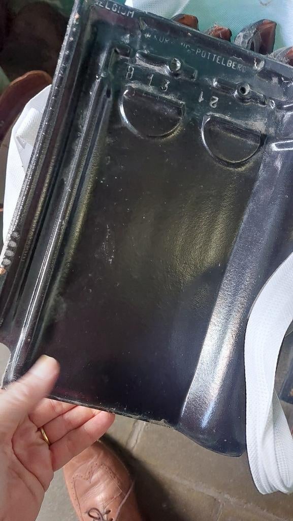 Koramic stormpannen zwart, Ophalen