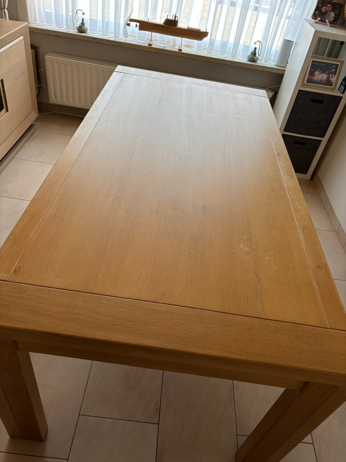 Eettafel met 6 stoelen, Enlèvement, Utilisé, Cinq personnes ou plus, Rectangulaire