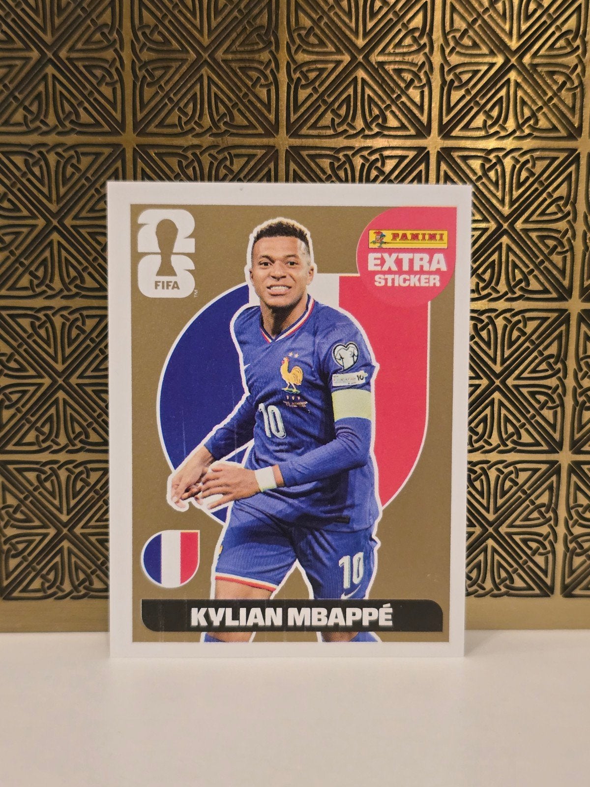 Kylian Mbappé (goud), Hobby en Vrije tijd, Ophalen of Verzenden, Nieuw, Sticker