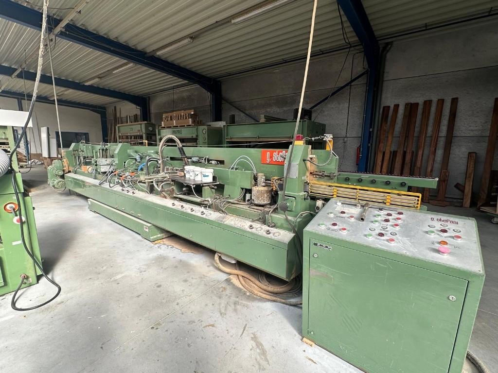 Afkant machine + pres, Enlèvement