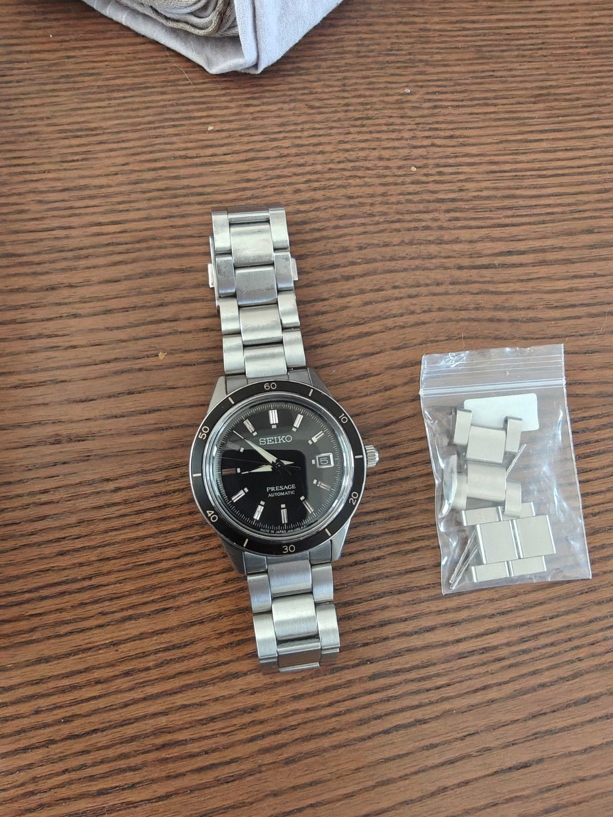 Seiko Presage Années 60 SRPG09J1, Montre-bracelet, Seiko, Enlèvement ou Envoi, Acier