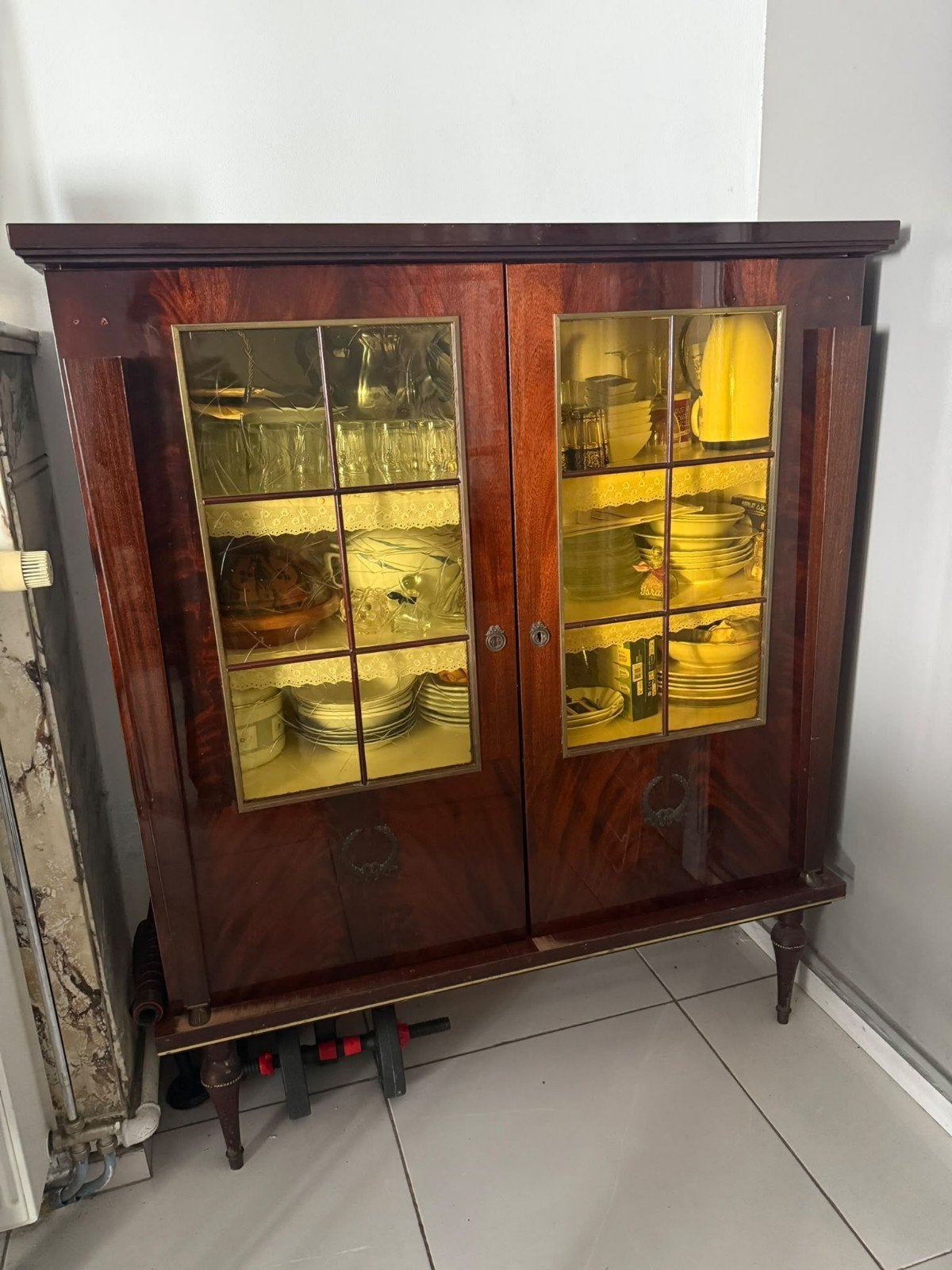antieke kast, Ophalen