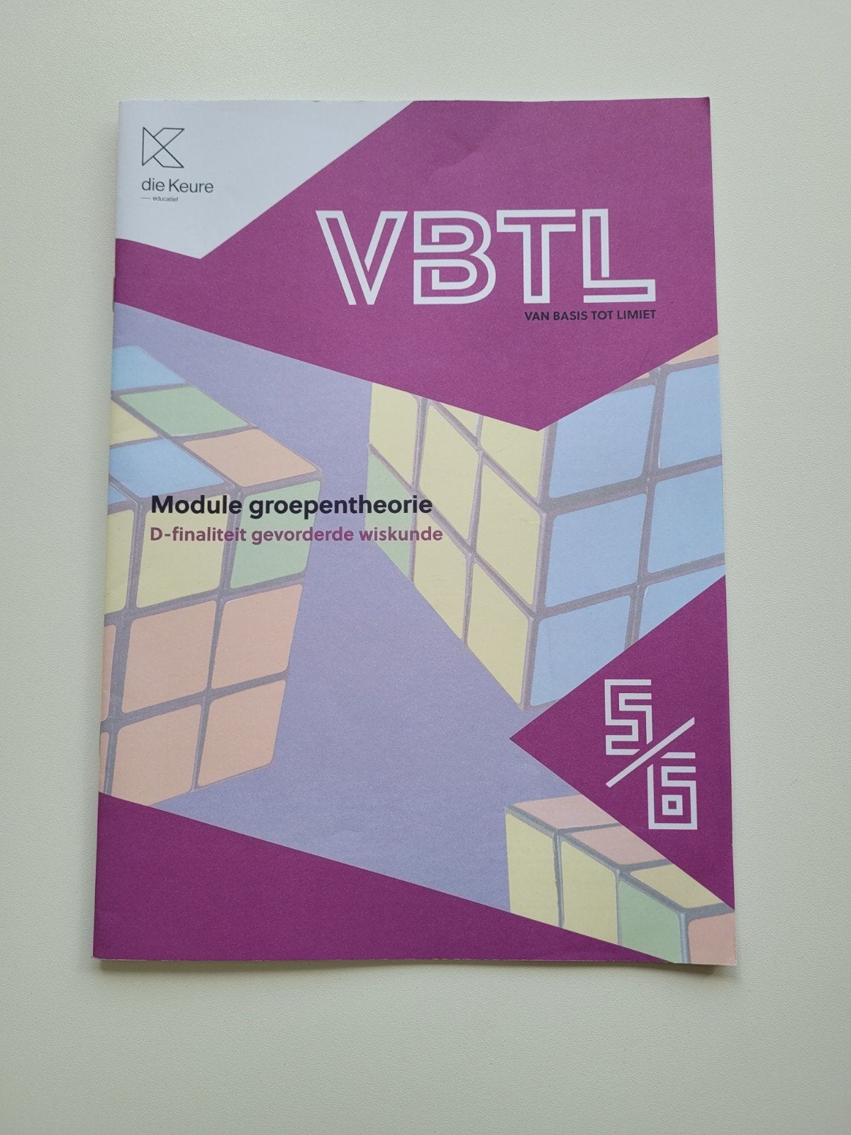 Vbtl 5/6 Module groepentheorie, Boeken, ASO, Wiskunde A, Ophalen of Verzenden, Nieuw