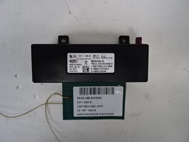 ANTENNE RADIO Peugeot 308 (4A / C) (9801862480), Utilisé, Peugeot