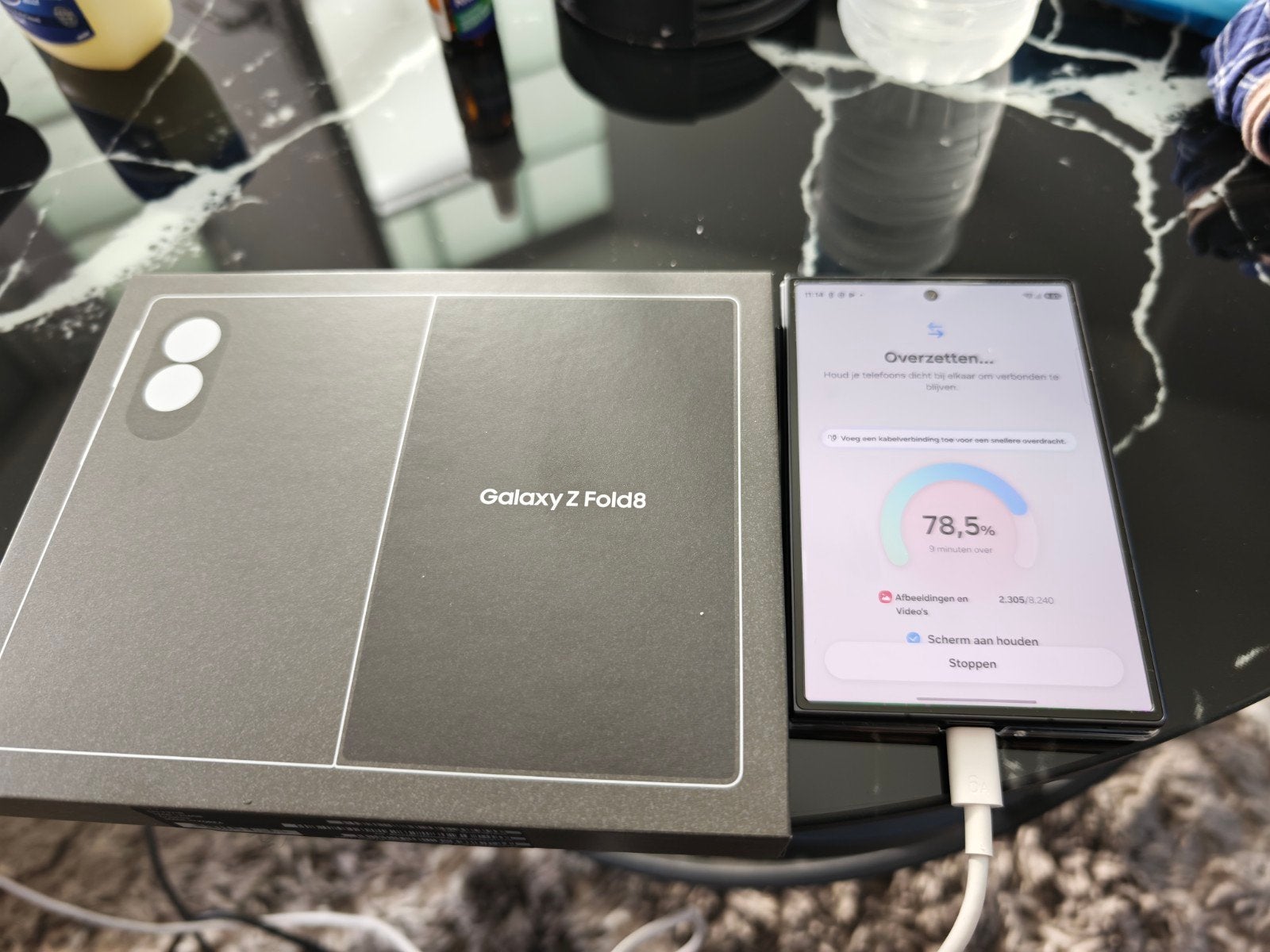 Samsung Galaxy Z Fold 8, Enlèvement ou Envoi, Noir, Galaxy Z Fold