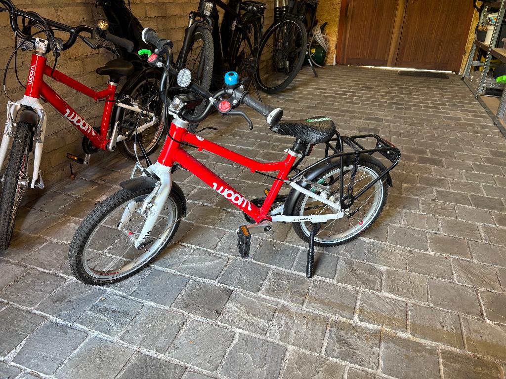 Woom 3 automatic (zo goed als nieuw), Ophalen, 16 tot 20 inch, Velgrem, Zo goed als nieuw