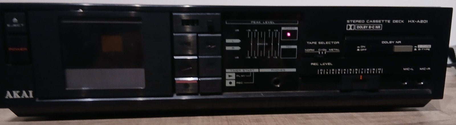 AKAI HX - A201   NIET WERKEND (probleem met voeding), Audio, Tv en Foto, Cassettedecks, Ophalen, Akai