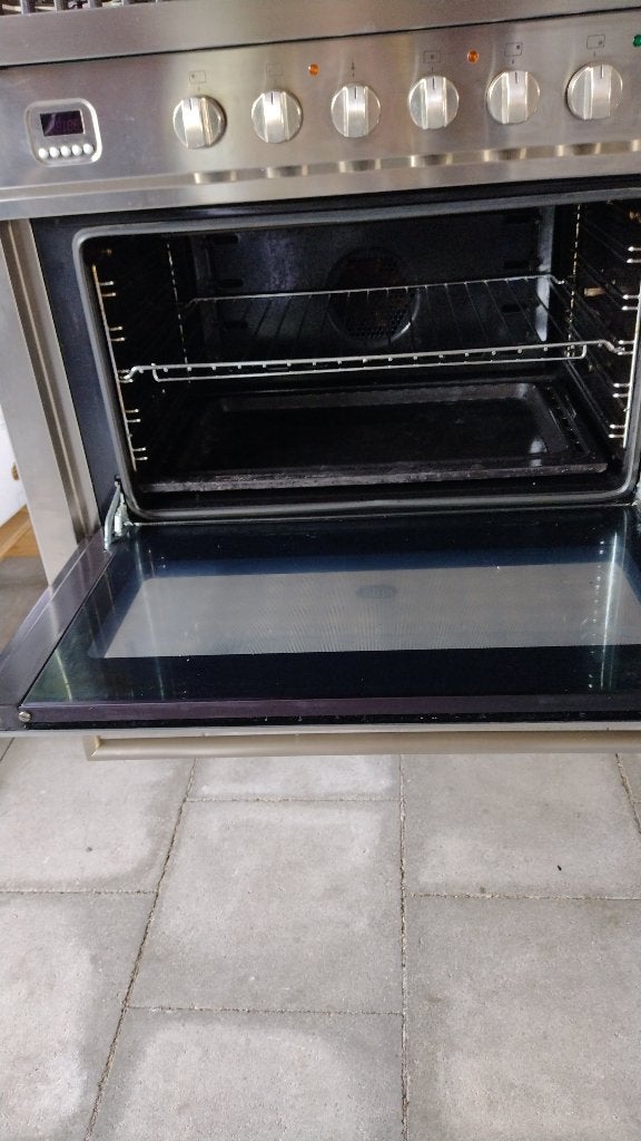 5 pits gasfornuis met elektrische oven, Gaz, 85 à 90 cm, Enlèvement, Utilisé