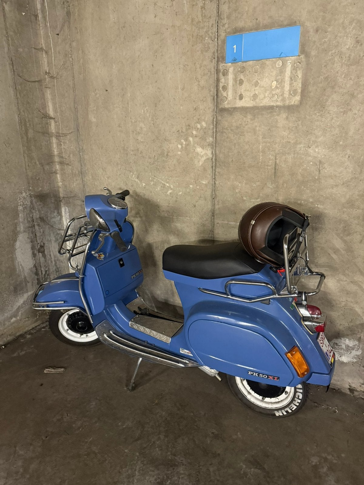 Vespa pk 50, Ophalen
