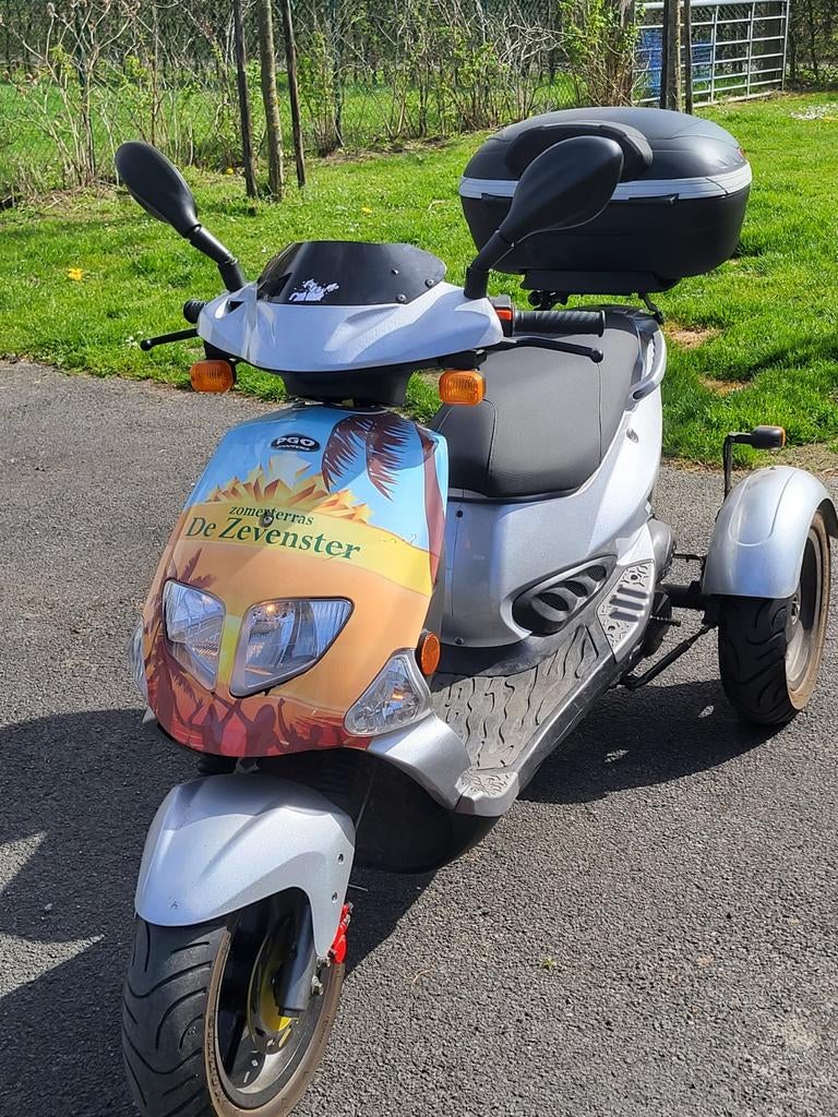 Scooter driewieler, Ophalen