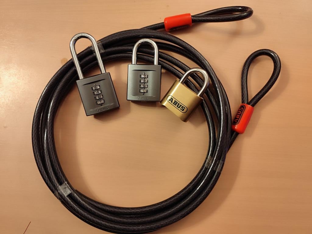 Câble antivol cadenas, Enlèvement