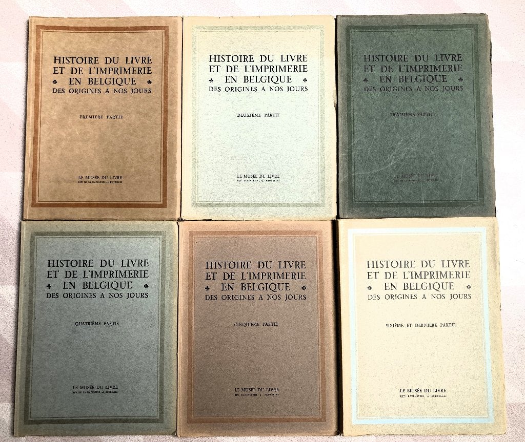 „Geschiedenis van boeken en drukwerk in België...”, Zo goed als nieuw, COLLECTIF, Ophalen, 20e eeuw of later