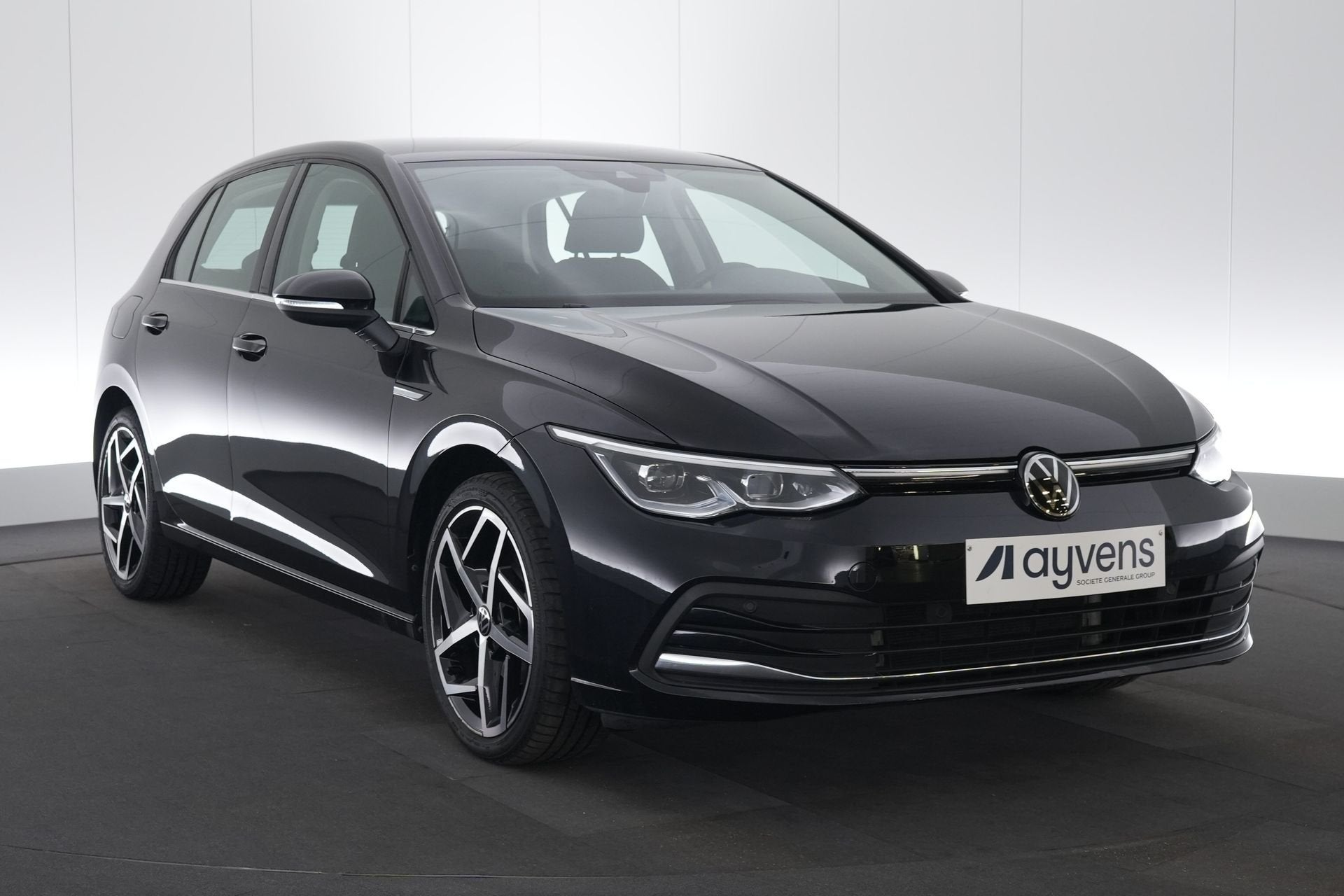 (2EWL198) VOLKSWAGEN GOLF VIII, Alcantara, Zwart, Bedrijf, 5 zetels