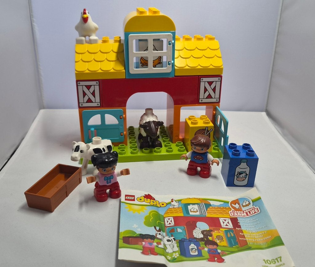 LEGO DUPLO Mijn Eerste Boerderij - 10617 + Handleiding, Gebruikt, Overige thema's, Inclusief instructies, Ophalen of Verzenden