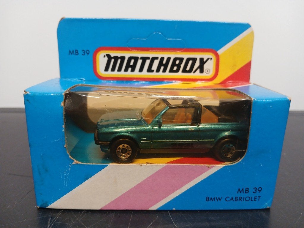 MINIATURE VOITURE MATCHBOX MB39 BMW CABRIO, Enlèvement ou Envoi, Comme neuf, Voiture, Matchbox