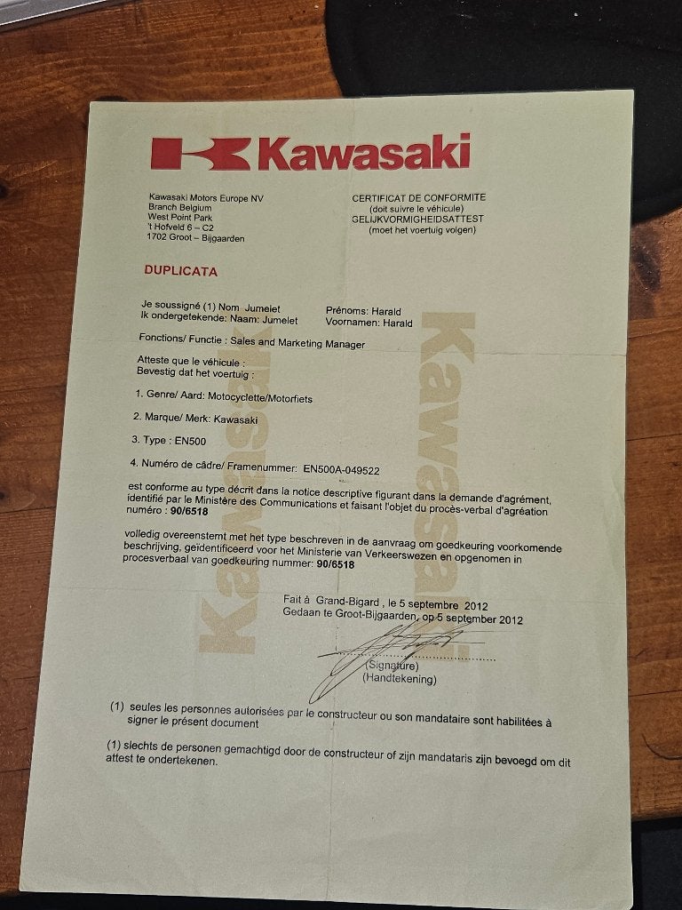 cadre moto, Motos, Pièces | Kawasaki, Enlèvement, Utilisé