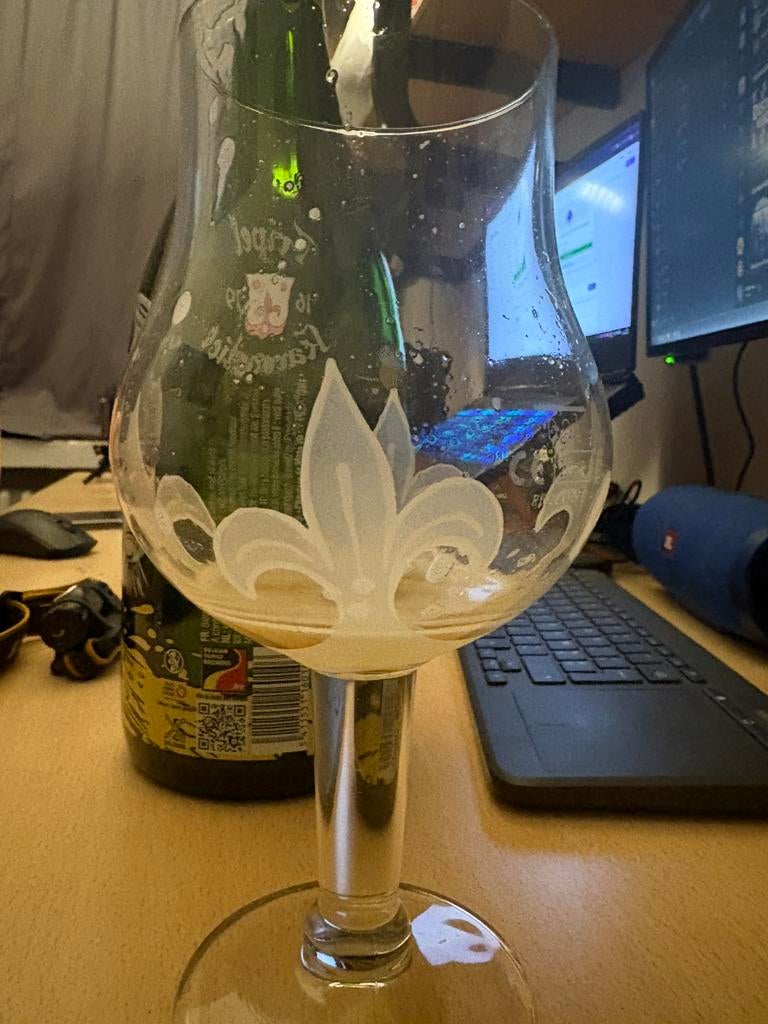 Tripel karmeliet glas met drukfout, Enlèvement ou Envoi