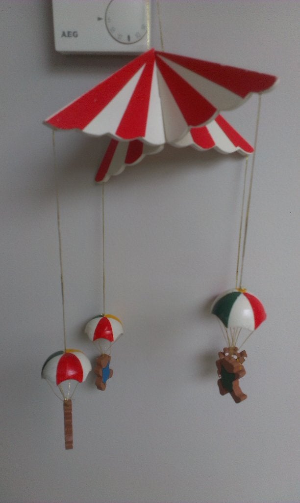 Antiek houten speelgoed mobiel, Antiek en Kunst, Ophalen of Verzenden