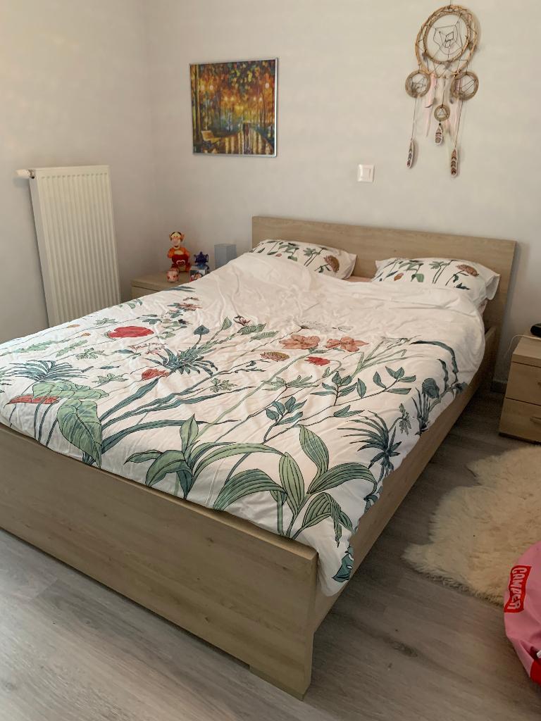 chambre à coucher complète, Huis en Inrichting, Slaapkamer | Complete slaapkamers, Ophalen, Zo goed als nieuw, Eenpersoons, Contemporain