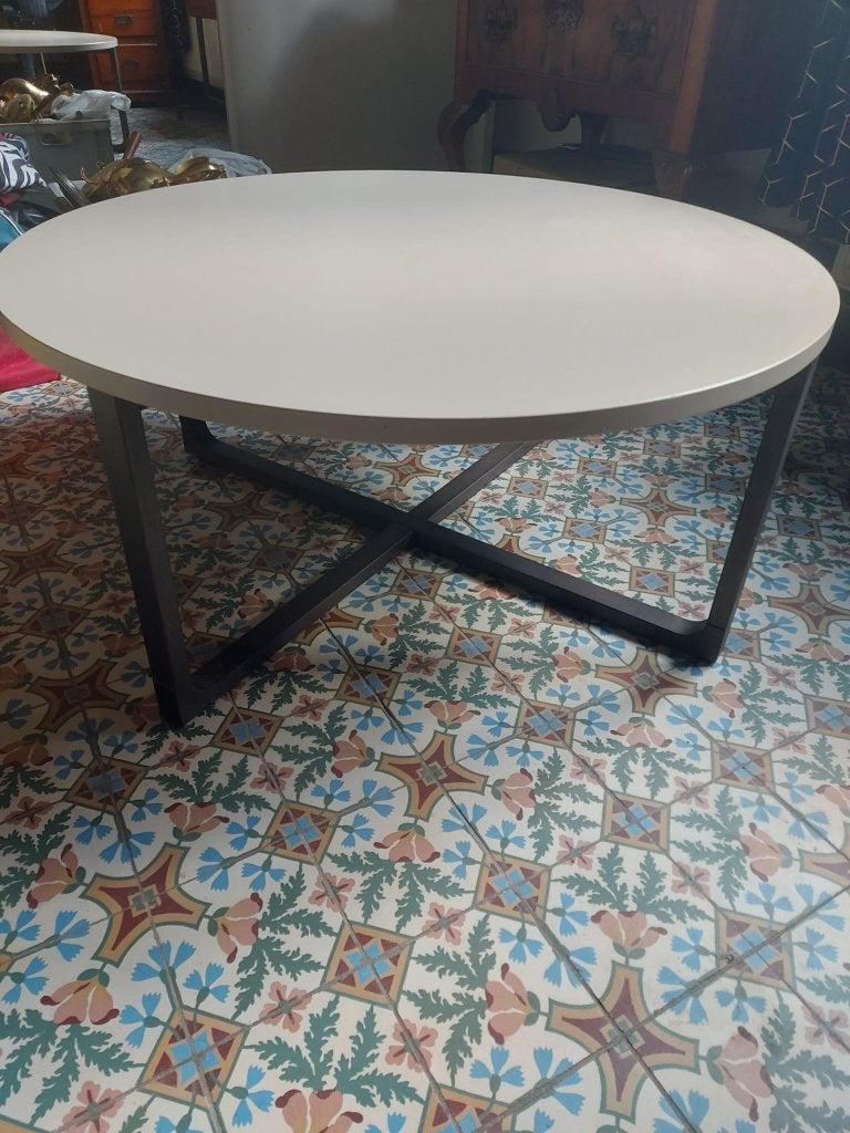 ronde salontafel IKEA, Ophalen
