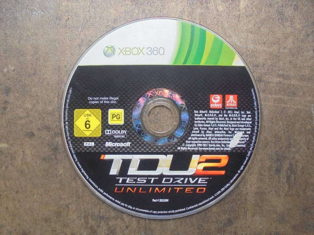 Test Drive Unlimited 2 voor XBOX 360 (zie foto's), Games en Spelcomputers, Games | Xbox 360, Gebruikt, 1 speler, Racen en Vliegen