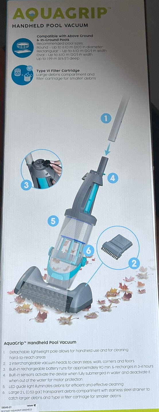 Zwembadstofzuiger aquagrip - NIEUW in verpakking, Ophalen, Nieuw