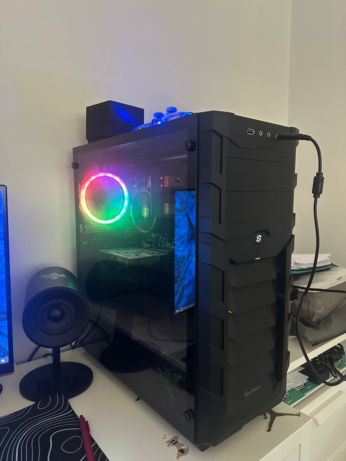 Gaming PC Ryzen 5 2600 | GTX 1050 Ti | 16GB RAM | SSD + HDD, Informatique & Logiciels, Ordinateurs de bureau, Utilisé, 3 à 4 Ghz