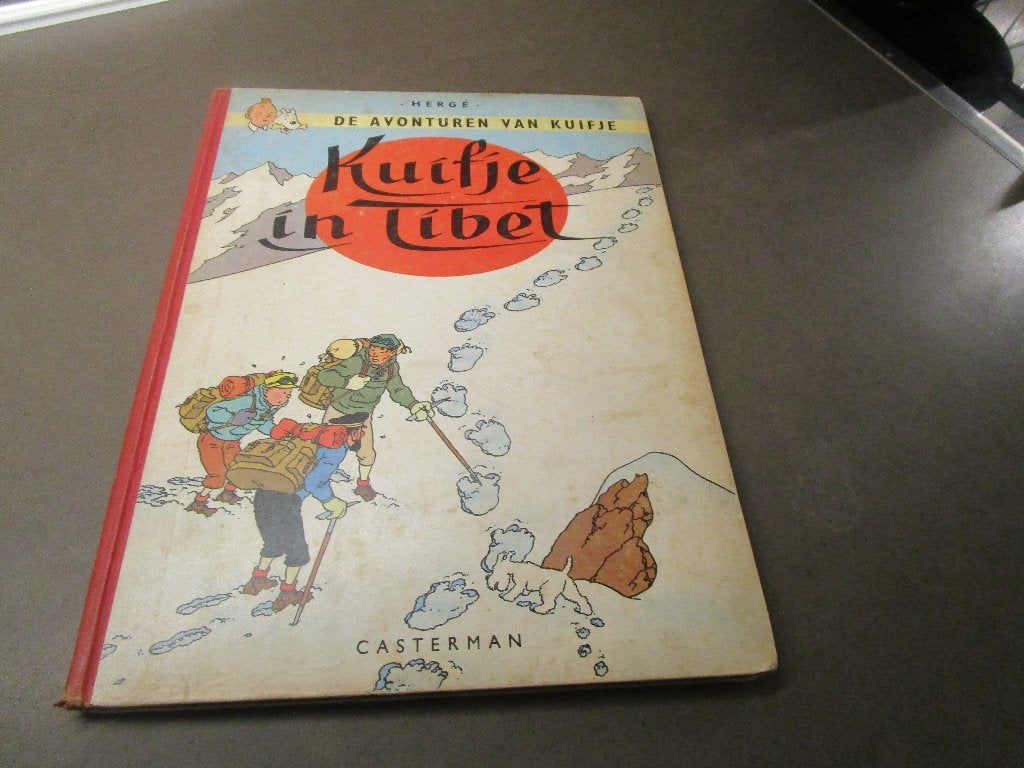 Kuifje in Tibet - HC - 1e druk - 1960, Enlèvement ou Envoi, Une BD, Utilisé, Hergé