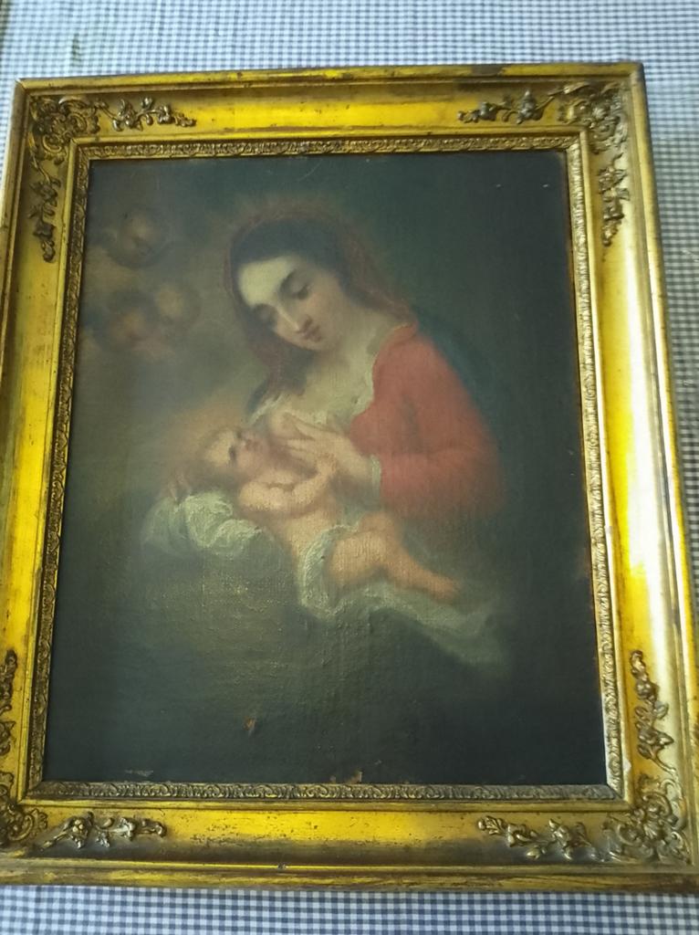 Madonna met kind, Ophalen
