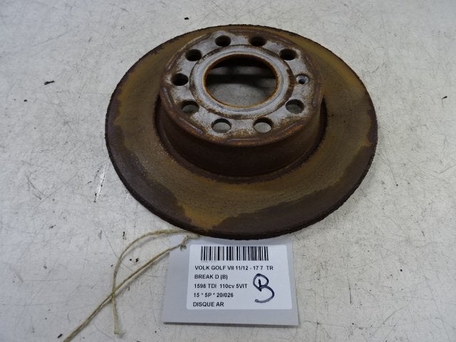 FREIN DISQUE ARRIÈRE Volkswagen Golf VII Variant (AUVV), Utilisé, Volkswagen