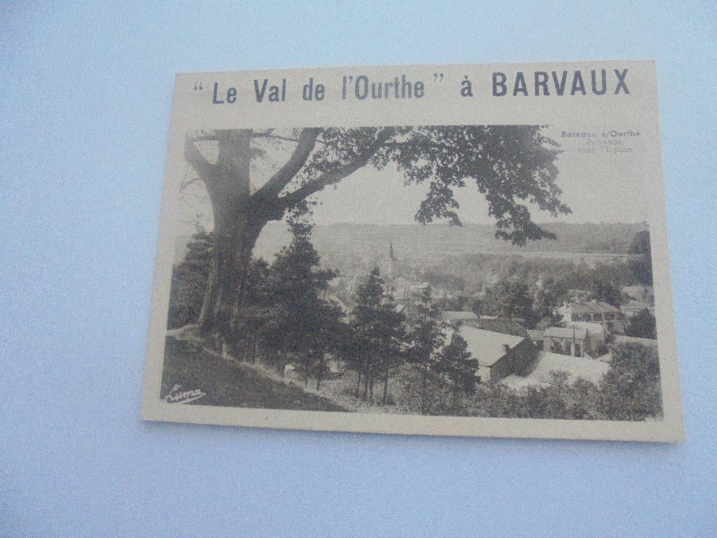 barvaux- le van de l'ourthe, Envoi, 1940 à 1960, Non affranchie, Luxembourg