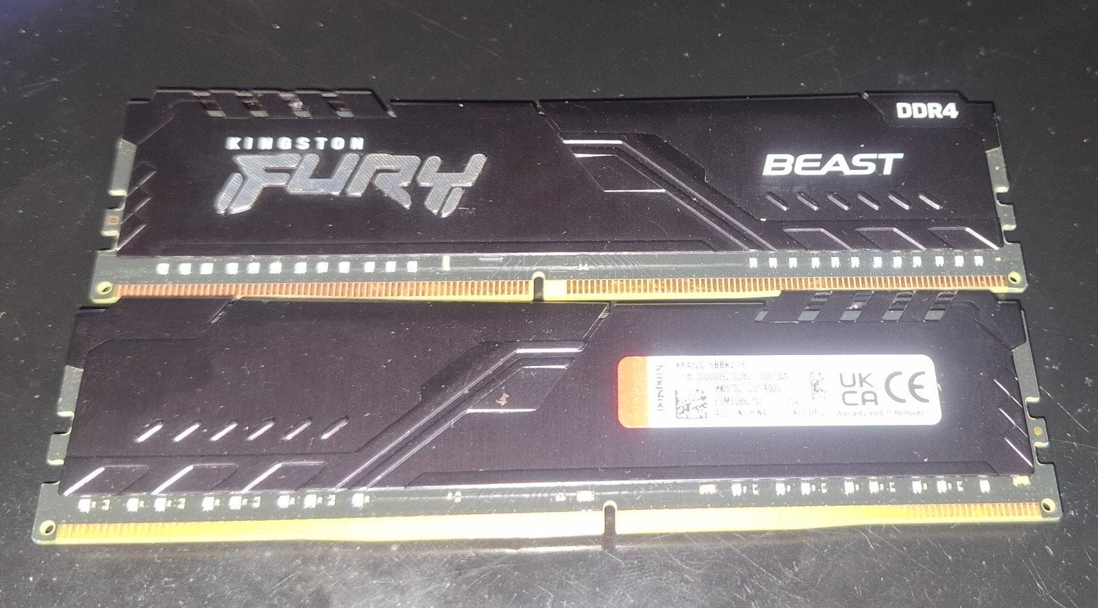 Kingston FURY Beast 16 GB (2x8 GB) DDR4 3200, Computers en Software, DDR4, Ophalen of Verzenden, Zo goed als nieuw, Desktop