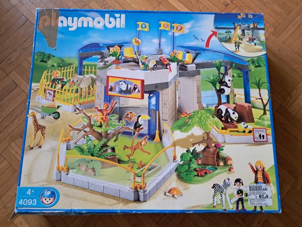 Playmobil dierentuin, speelset 4093, Kinderen en Baby's, Speelgoed | Playmobil, Ophalen, Gebruikt, Complete set