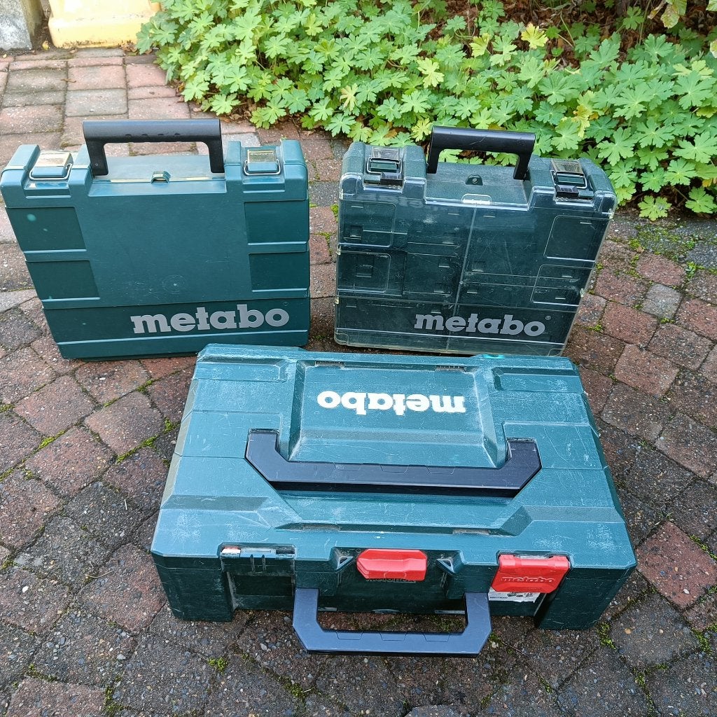 Metabo  werk kisten boormachines, Ophalen, Zo goed als nieuw