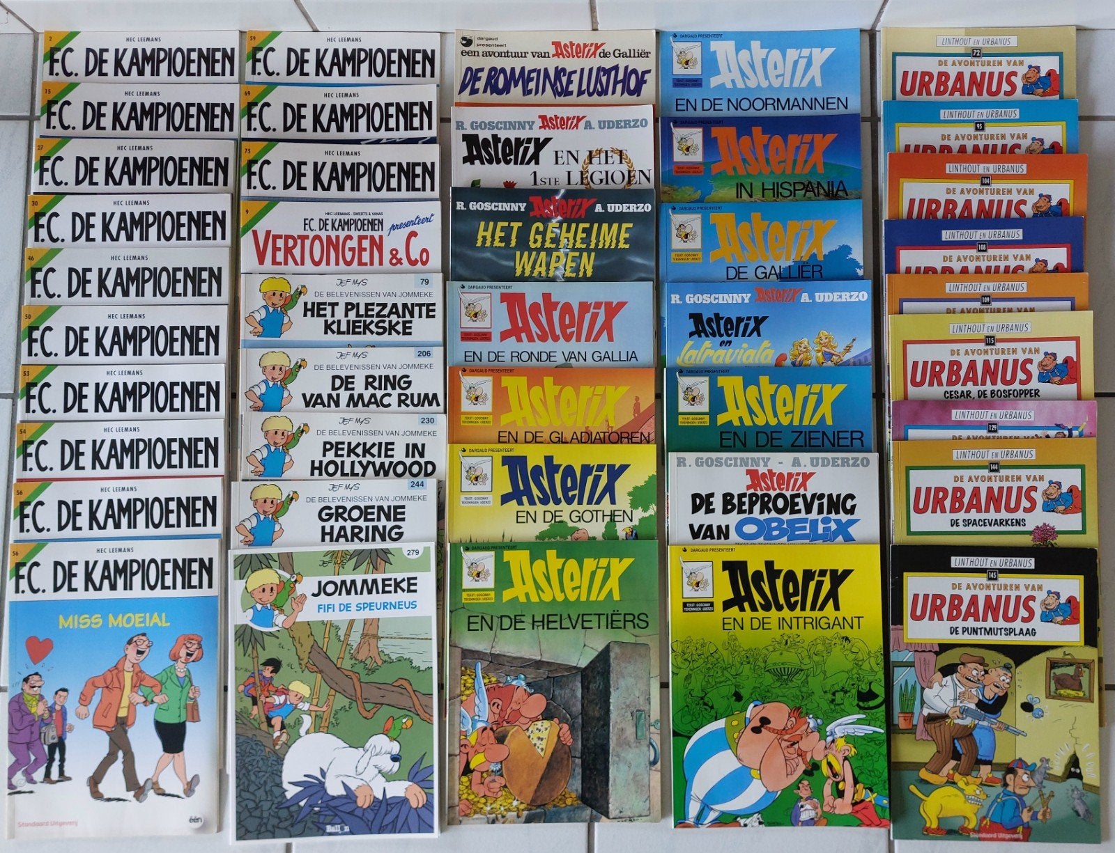 Strips Jommeke Fc de Kampioenen Urbanus Asterix, Boeken, Ophalen of Verzenden