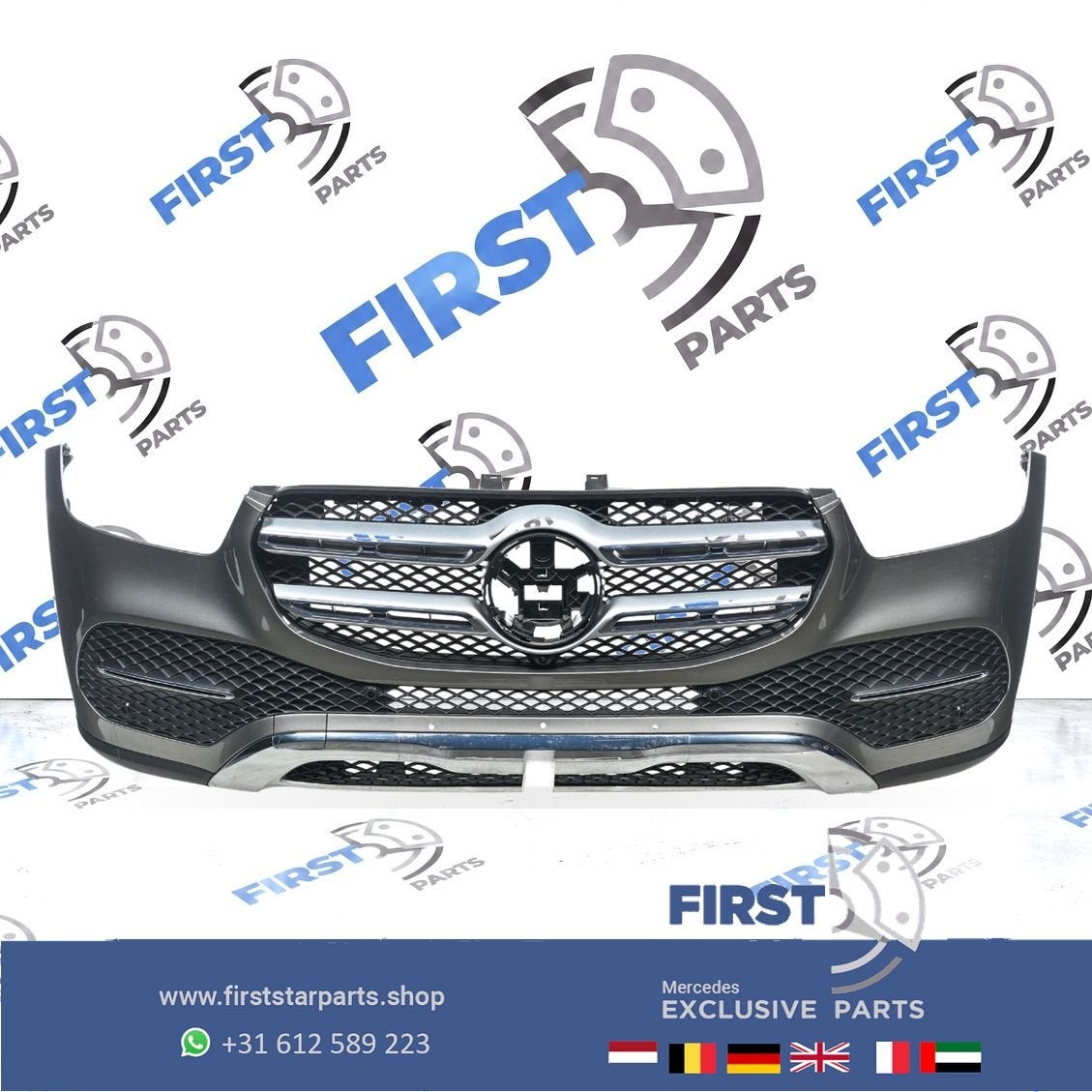 W167 GLE BUMPER V167 C167 A1678806500 COMPLETE VOORBUMPER ZW, Gebruikt, -, Voor, Ophalen of Verzenden