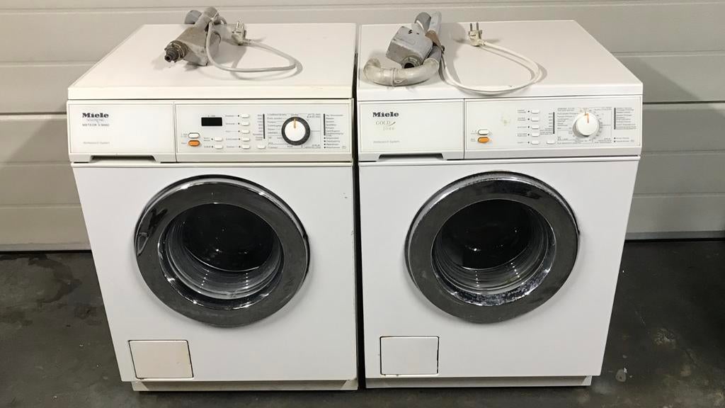 2 Miele wasmachines voor onderdelen, Elektronische apparatuur, Ophalen of Verzenden, Gebruikt, Voorlader