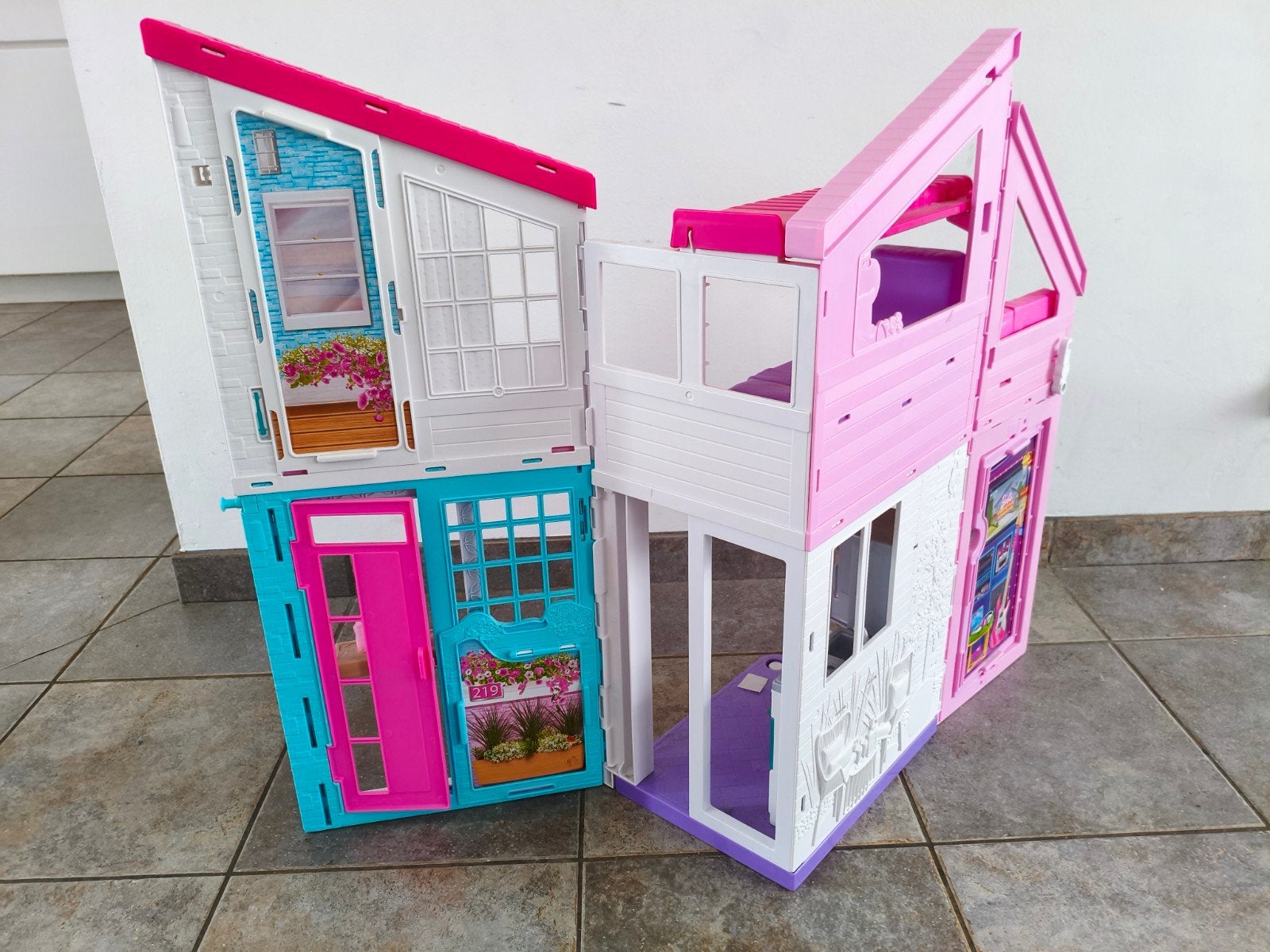 Barbie Malibu house, Ophalen, Gebruikt, Poppenhuis