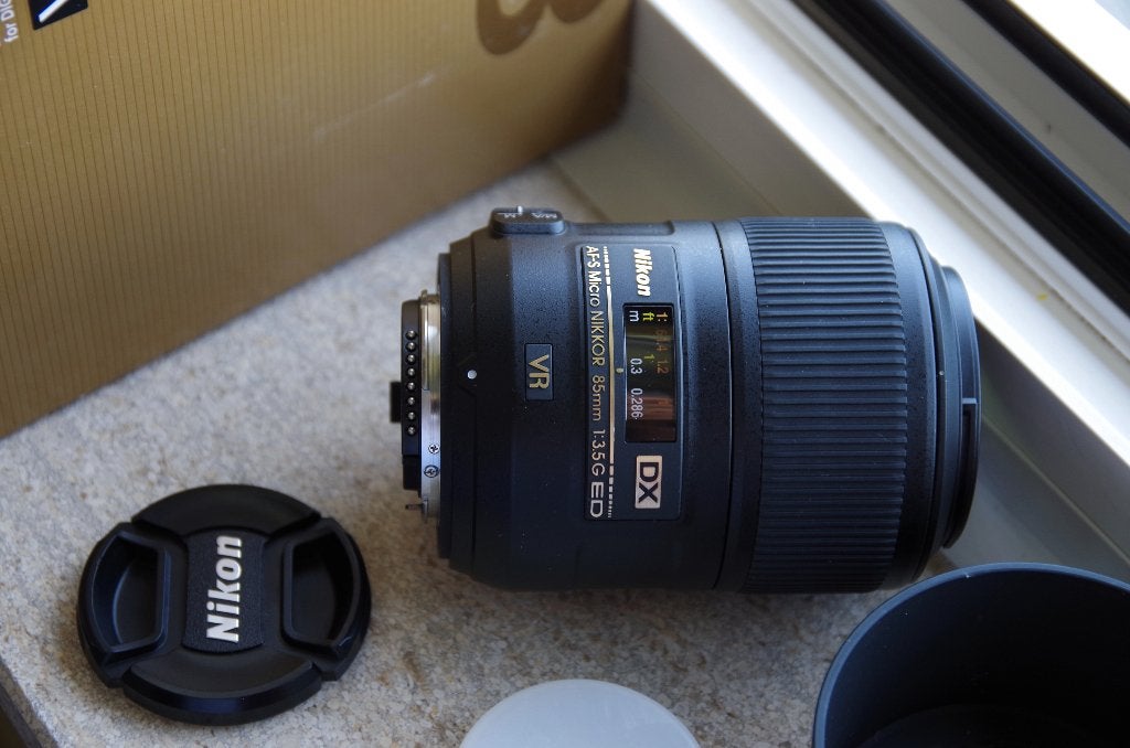 Nikon AF-S DX Micro Nikkor 85mm f/3.5G ED VR lens, 85 mm, Nikon, Ophalen of Verzenden, Zo goed als nieuw