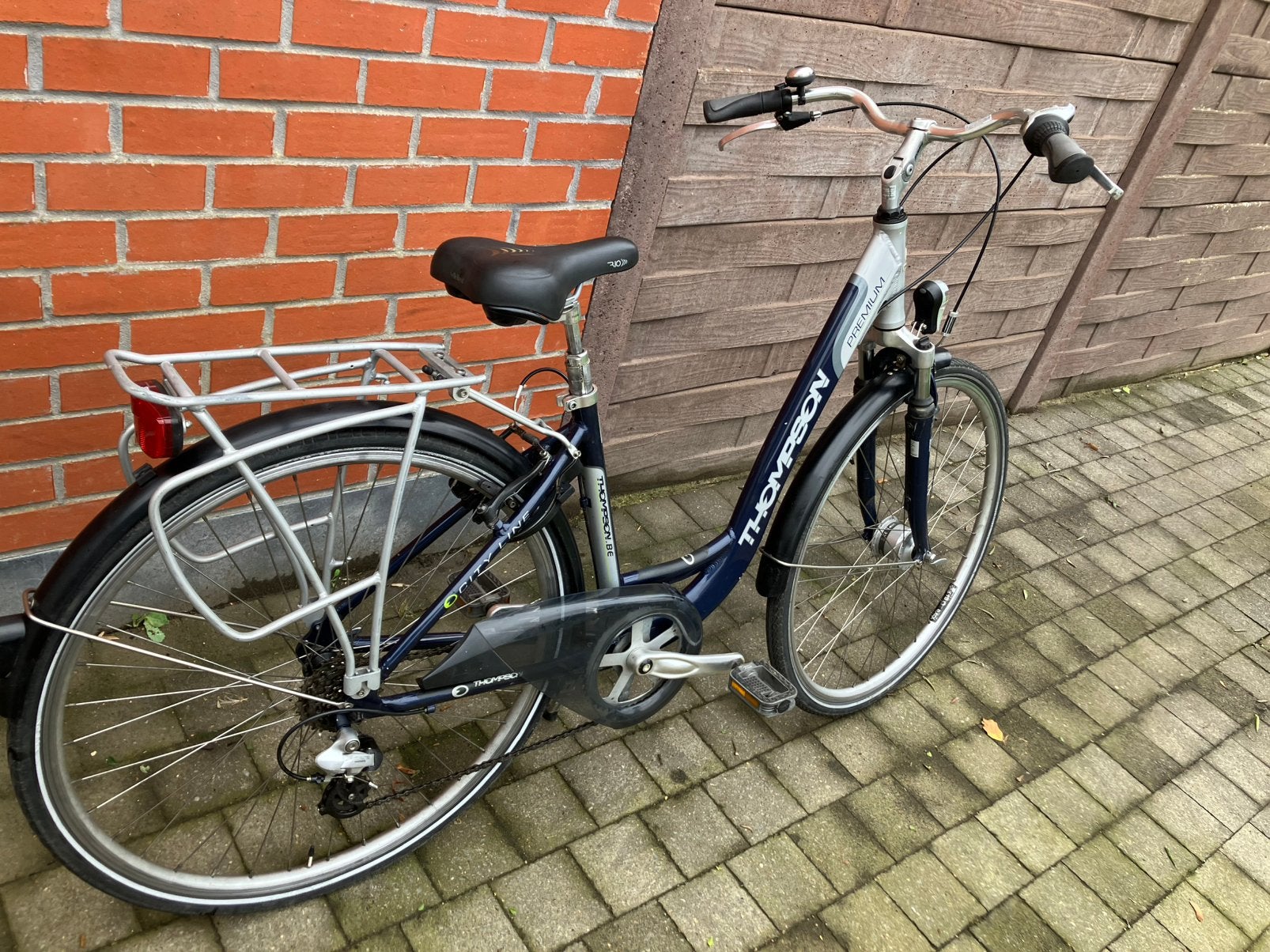 Damesfiets thompson premium cityline, Gebruikt, Velgrem, 47 tot 50 cm, Versnellingen
