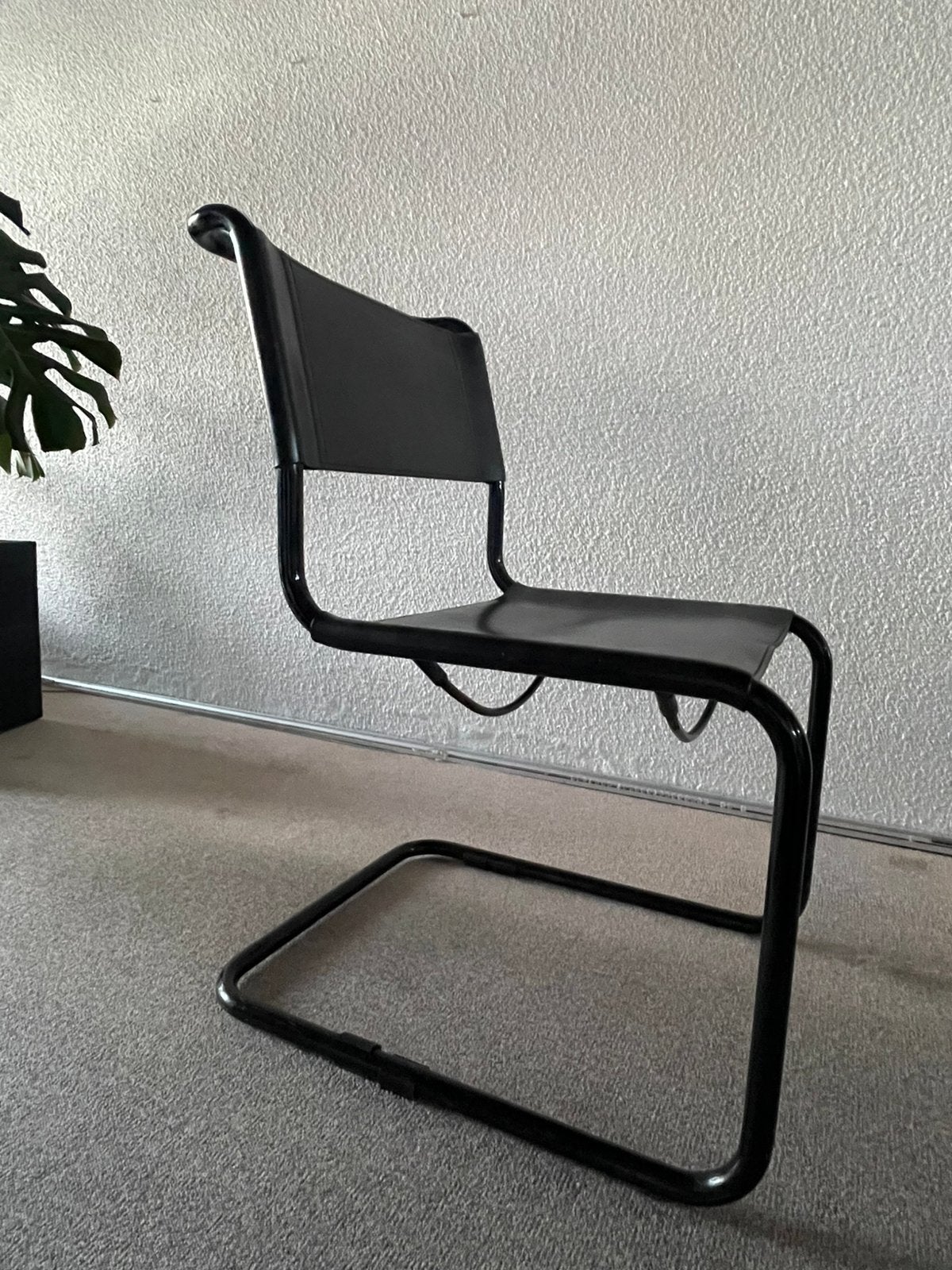 6 originele Jox Interni designstoelen –zwart –vintage design, Ophalen, Bauhaus, Zwart, Leer