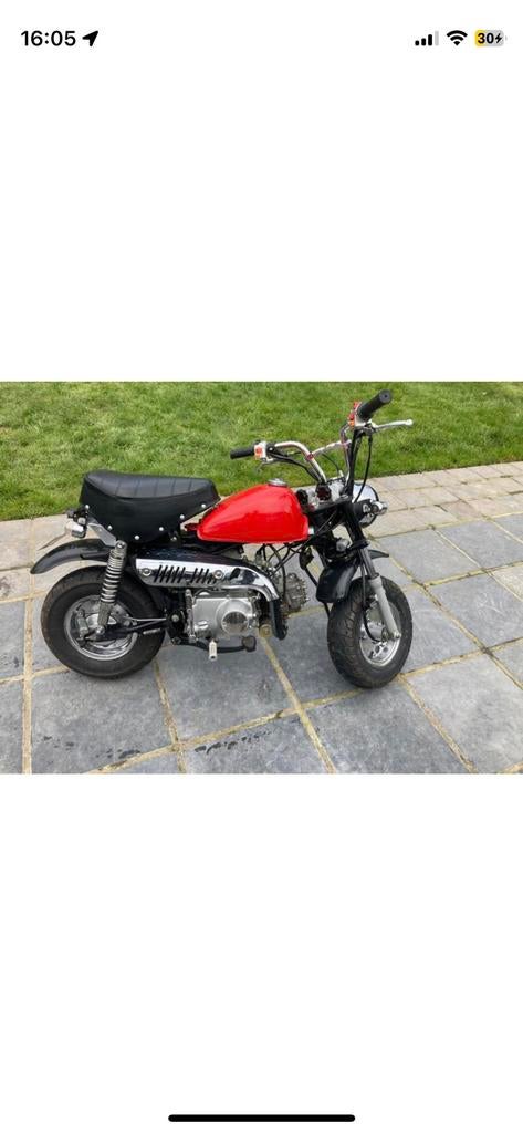 Copy honda monkey, Enlèvement