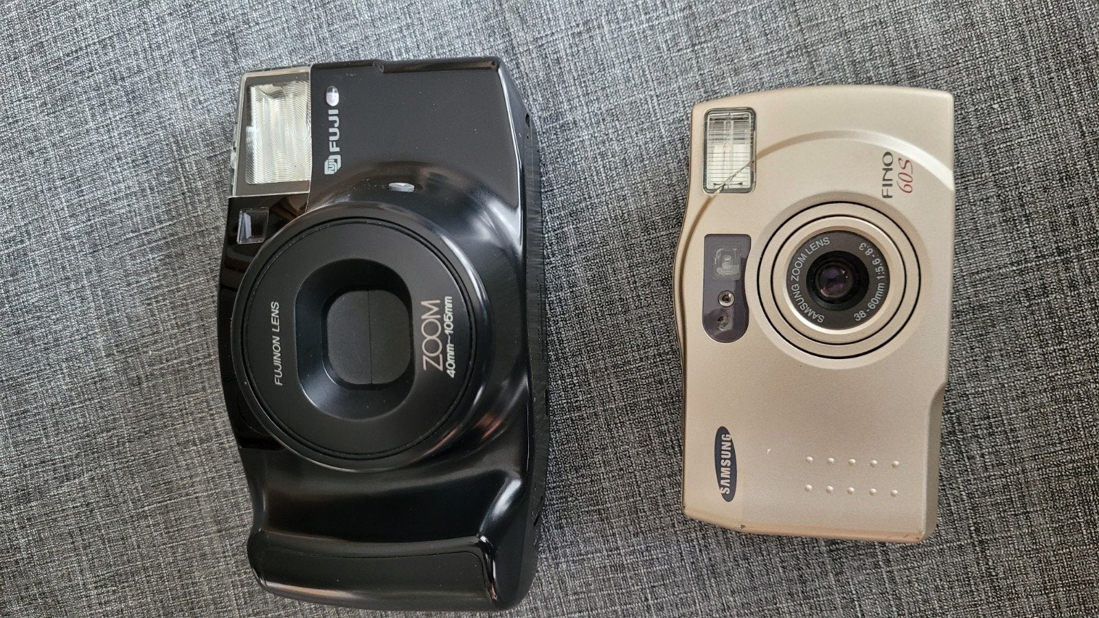 2 point en shoot cameras, Enlèvement ou Envoi, Fuji