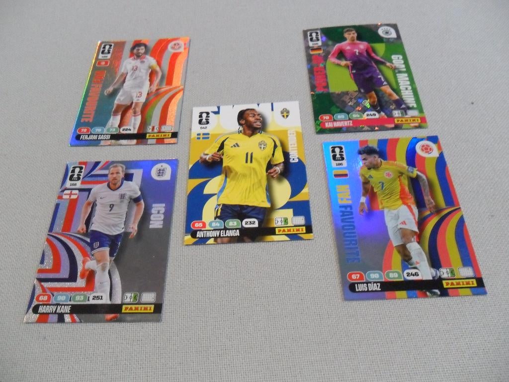 5 Panini XL Adrenalyn World Cup 2026 kaarten, Verzamelen, Ophalen of Verzenden, Nieuw, Poster, Plaatje of Sticker