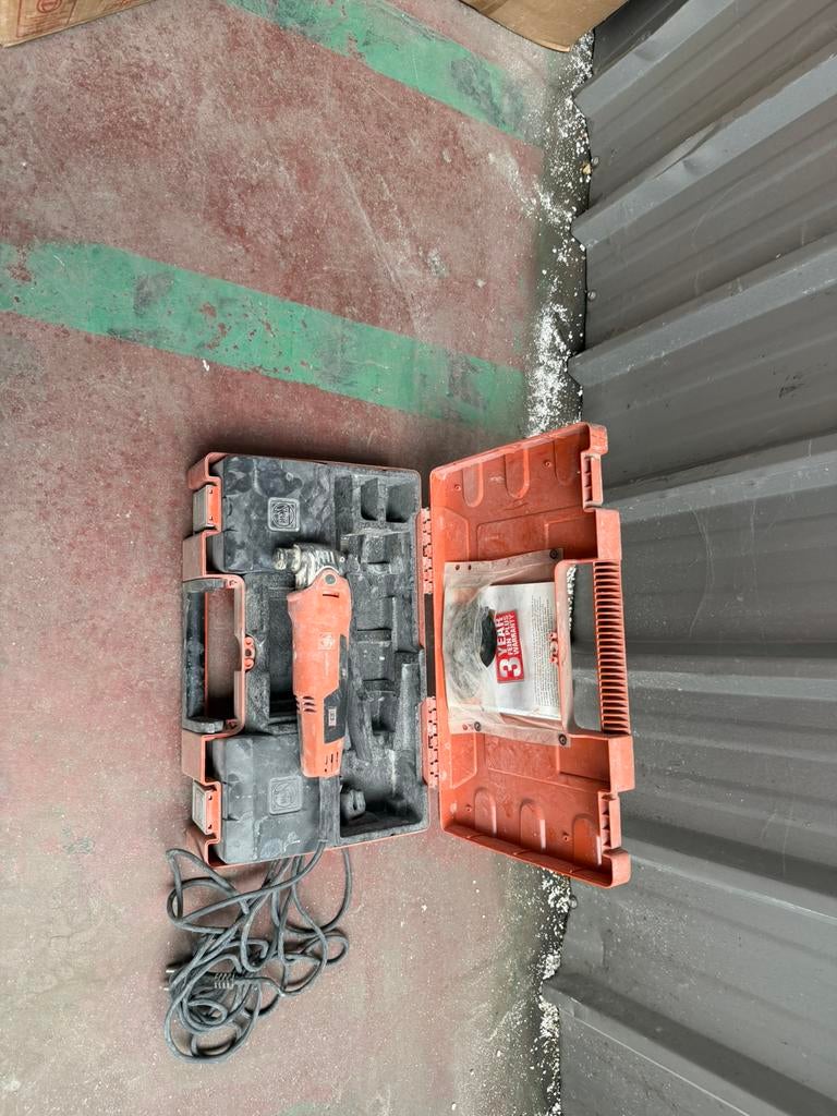 Fein Multimaster, Ophalen, Gebruikt